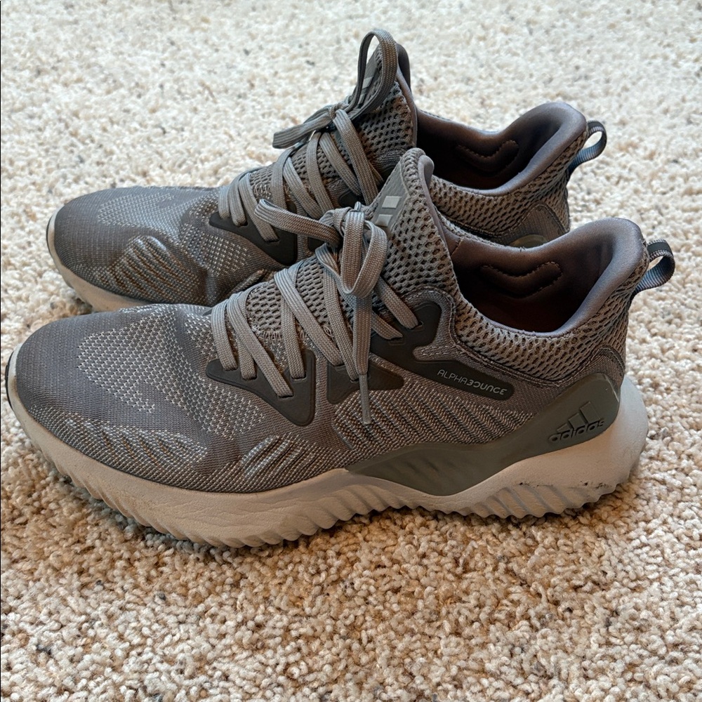 Adidas AlphaBounce Gray Sneakers